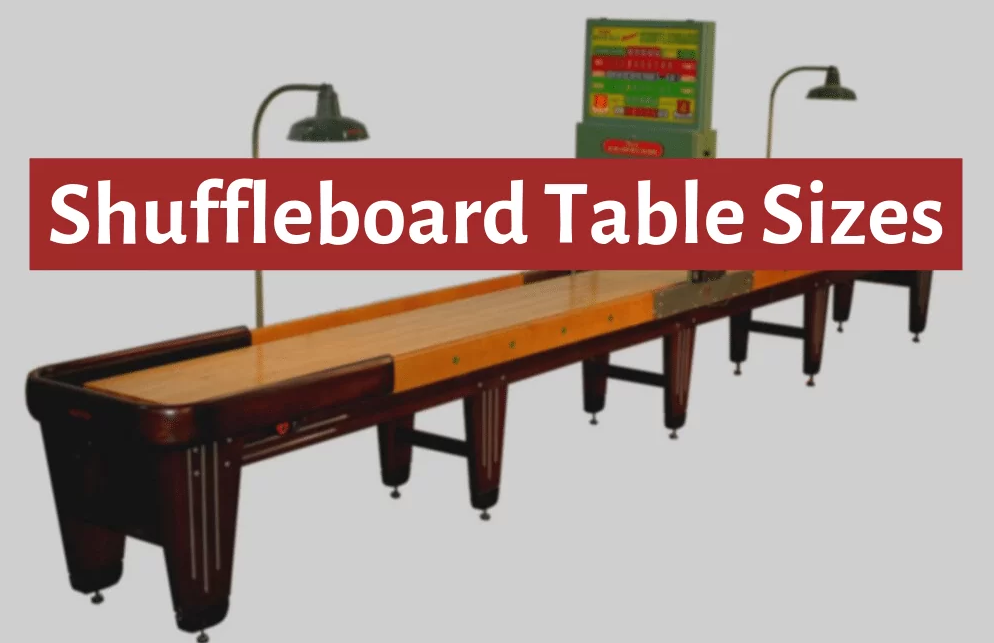 How to build a shuffleboard table