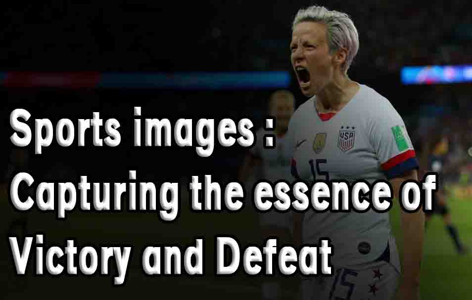 Sports images Capturing the essence of victory and defeat